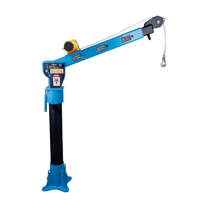 Pismire 0.5T New Folding Truck-Mounted Bed Crane Quick Removal Design Hoist Lift Pickup with Electric Winch 3500 lb 12V, Painted Steel 1100 lb Pickup Truck Jib Cranes 360 Swivel Truck Crane