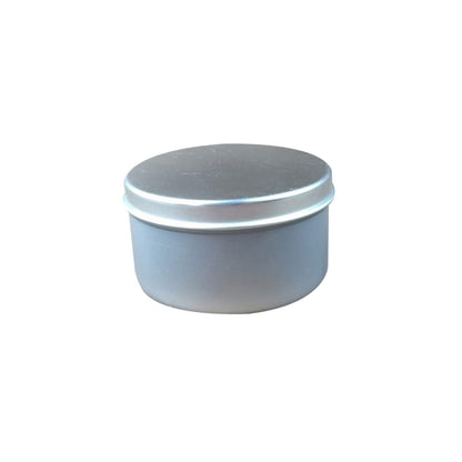LALAFINA 4pcs Handmade Candle Iron Tins Silver Scented Candle Making Containers for Home Crafts for Candy and Wedding Favor Boxes