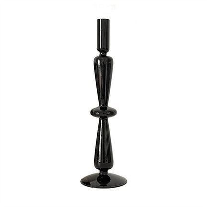 YUHUAWF Candle Holderss European Glass Candle Holders Light Luxury High-end Fashion Ornaments Miserable Decoration Candlestick Decorative Candlestick(A)