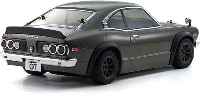 Kyosho America 34428T1 Fazer 1972 Mazda Savanna Rx-3 Mk2 Rally 4WD Green