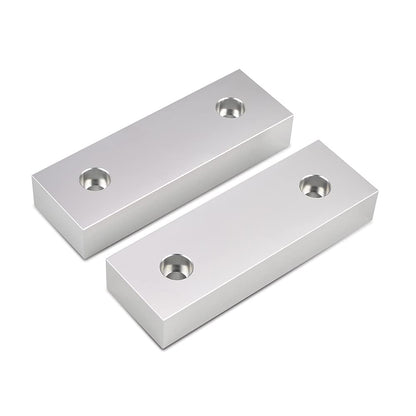 10 Set 20pcs 6 x 2 x 1 Soft Jaws Set Standard Machinable Aluminum Compatible with Kurt 6" Vise Jaws