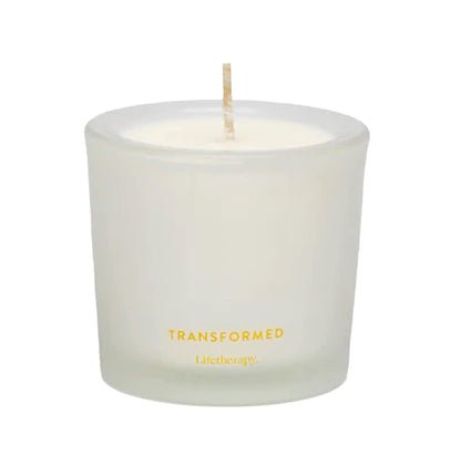 Lifetherapy Transformed Small Soy Votive Candle - Inspiring Scent, Natural Soy Wax, Clean Burn, Long-Lasting Aroma, 2.5 Ounce