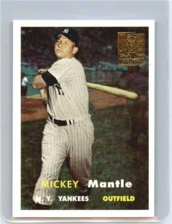 1996 Topps Mickey Mantle Complete Baseball Card Set (19 Mickey Mantle Cards). Includes The Highly Sought After Rookie 1952. These are Very Collectable Cards Issued in 1996