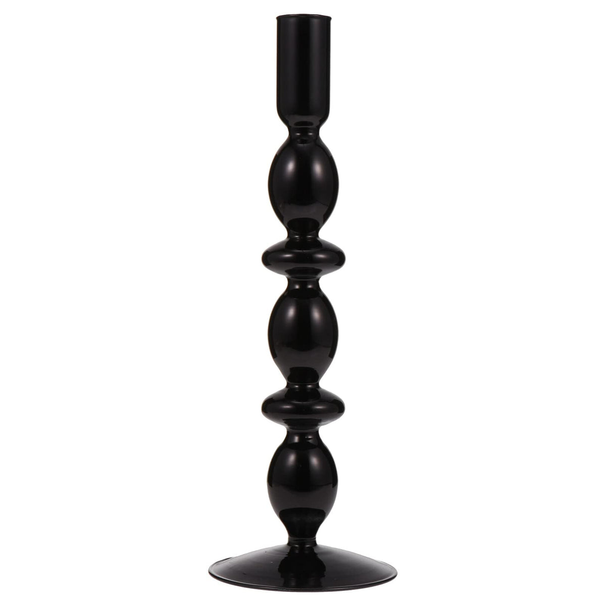 Glass Candlestick Holder Decorative Pillar Candle Holder for Elegant Home Decor Weddings Candlelight Dinners Family Gatherings