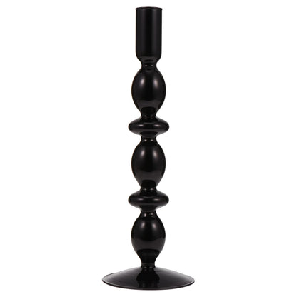 Glass Candlestick Holder Decorative Pillar Candle Holder for Elegant Home Decor Weddings Candlelight Dinners Family Gatherings