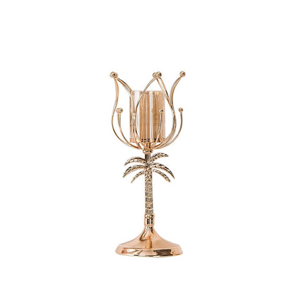 WAOCEO Candlestick Holders Aromatherapy Candle Holder Home Candle Light Dinner Props Nordic Romantic Light Luxury American Table Candle Holder Ornaments Candle Holders (Size : A)