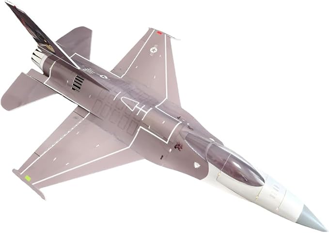 Fighter Jet Model F-16 370mm Wingspan Mini EPP Single 30mm Ducted Fan Fixed-Wing RC Airplane Aircraft Model for Collection and Gifts (Ducted Fan Not Included/PNP)