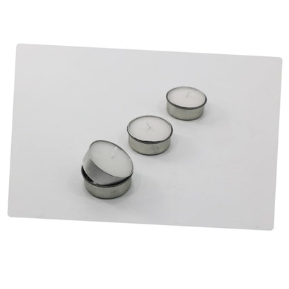 TEHAUX 10pcs DIY Iron Candlestick Tealight Tins Candle Making Jars Storage Tins for Cosmetics Elegant Practical