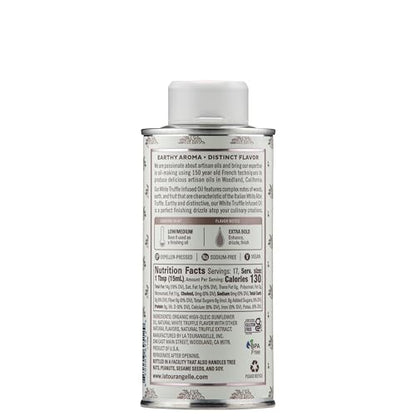 La Tourangelle, White Truffle Oil, Complex Gourmet Earthy Flavor for Drizzling over Pasta, Popcorn, Vegetables, Potatoes, Soup and More, 8.45 Fl Oz