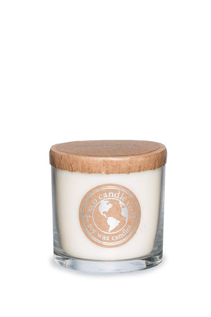 ECO CANDLE CO. Recycled Candle, Snowflakes, 6 oz. - Scents of Winter, Flowers, & Mint - 100% Soy Wax, No Lead, Kraft Paper Label & Lid, Hand Poured, Phthalate Free, Made from Midwest Grown Soybeans