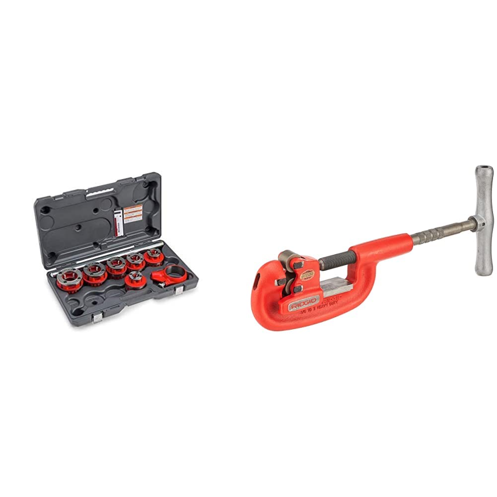 RIDGID Pipe Threading and Cutting Tool Set