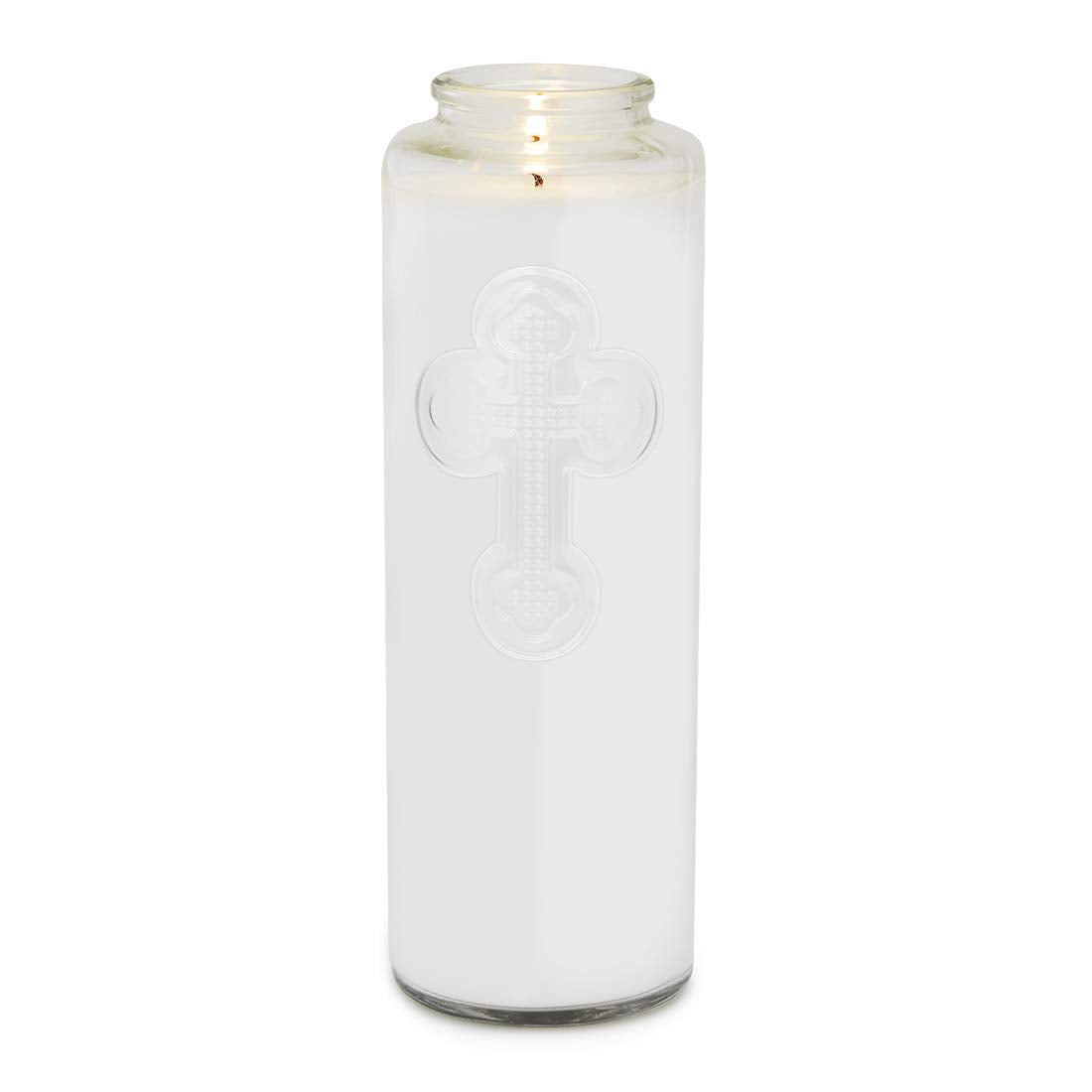 Root Candles Prayer Candles Clear Glass Devotional 7-Day Prayer Candle, 1-Count, 1-Count, Meditation
