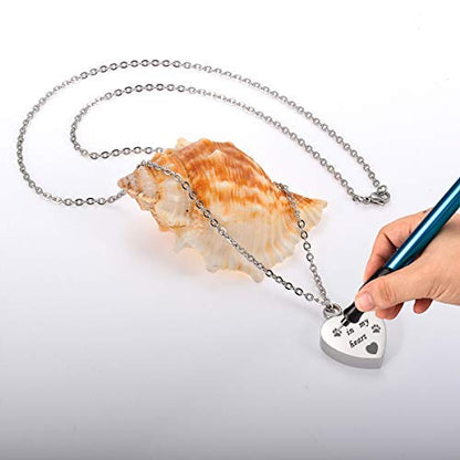 Electric Cordless Engraving Pen, Etcher Engraver Tool with 5Pcs Replaceable Diamond Tip Bit, Engraving Pen for Metal, Wood, Glass, Plastic, Jewelry, Leather