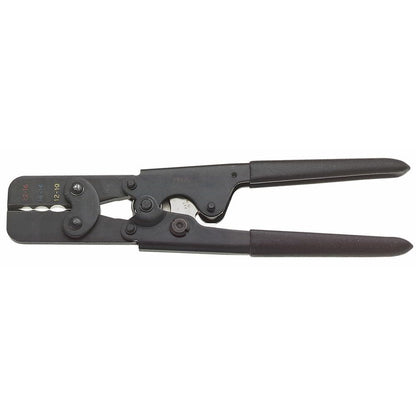 Klein Tools T1715 Insulated Crimper, Full Cycle Ratcheting, Insulated Terminals in Wires 22-16, 16-14, 12-10, Black
