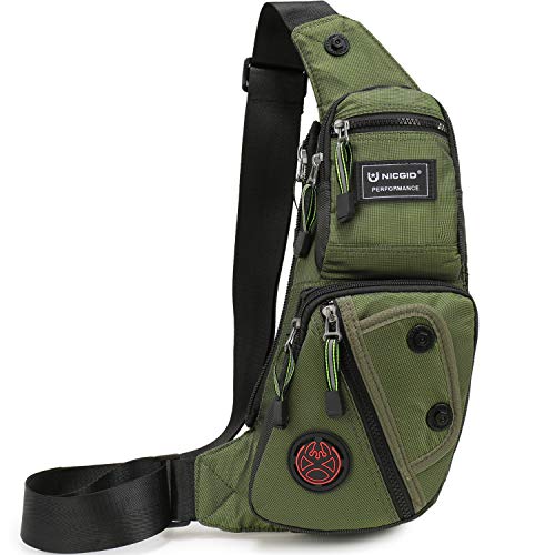 NICGID Sling Bag Chest Shoulder Backpack Crossbody Bags Casual Daypack for Men Women