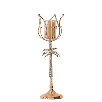 Candle Holder Aromatherapy Candle Holder Home Candle Dinner Props Nordic Romantic Light Luxury American Table Candle Holder Ornaments Candlestick (Size : C)