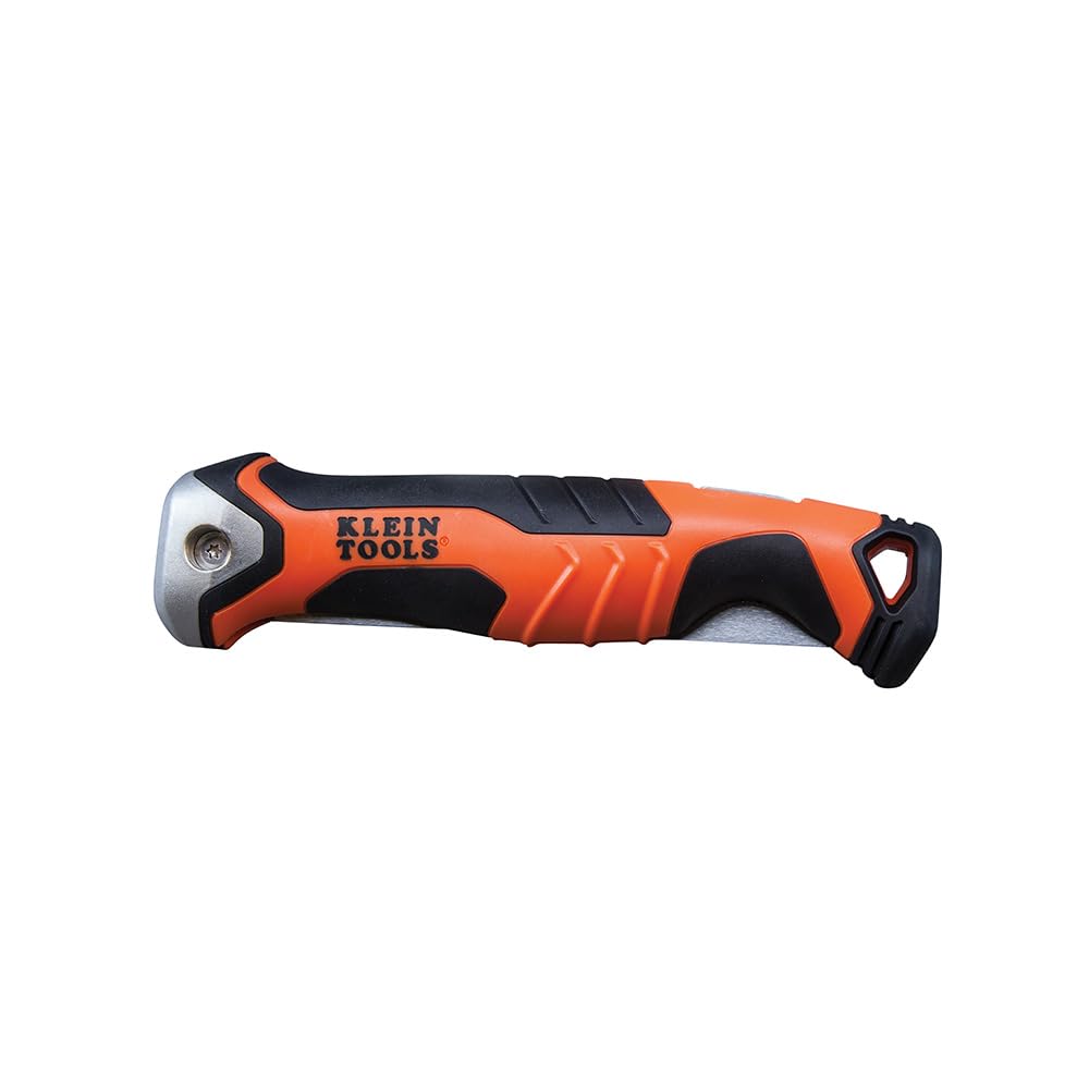Klein Tools 31737 Folding Jab Saw / Drywall Hand Saw with Lockback at 180 and 125 Degrees and Tether Hole