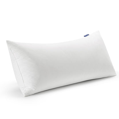 MIULEE Feather Pillow Insert 14x22, Decorative Down Feather Fluffy Throw Pillow Cotton Fabric for Living Room Sofa Bed