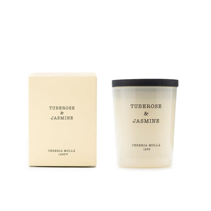 CERERÍA MOLLA 1899 | MINI Turberose & Jasmine Candle | 70 g Aromatic Candles | 20 Hours Burn Time | Candle with Natural Fragrances | Recyclable Packaging | Artisan Candle