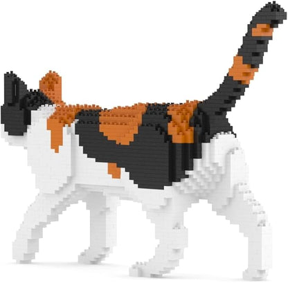 JEKCA Cat 11S-M01B | Calico Cat Plastic Building Blocks | Age 14+