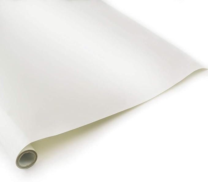 Viloga 5 Meters RC Plane Covering Film 60 x 500cm 1 Roll White High Strength Heat Shrinkable Covering Film for Fix Wing RC Balsa Wood Model Airplane (White)