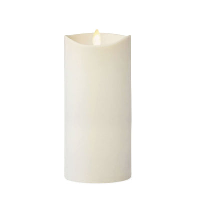 Luminara Pearl Ivory Outdoor Flameless Candle 3.25" x 7", Separate Remote, Moving Flame Flickering Realistic LED Battery Operated Pillar Lights Decor, Outside Lantern Halloween Christmas Decorations