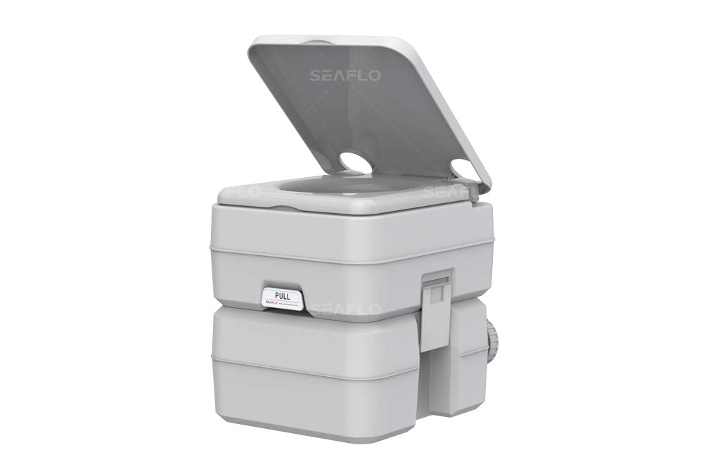 SEAFLO Portable Toilet for Marine, RV, Camping and Boat (5.3 Gallon)