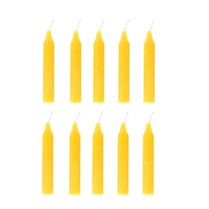 Mega Candles 10 pcs Scented Citronella Taper Candles, Paraffin Wax Candle 4 Inch Tall x 5/8 Inch Diameter, Indoor & Outdoor Use, Camping, Festivities, Events, Party Usage, Patio, Barbecue BBQ, Picnics