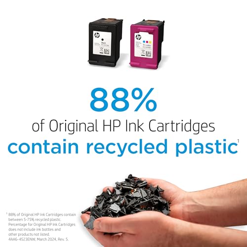 HP Original 910 Cyan, Magenta, Yellow / 910XL Black Ink Cartridges (4-Pack) | Works OfficeJet 8010, 8020 Series OfficeJet Pro 8020, 8030 Series | Eligible for Instant Ink | 3JB41AN