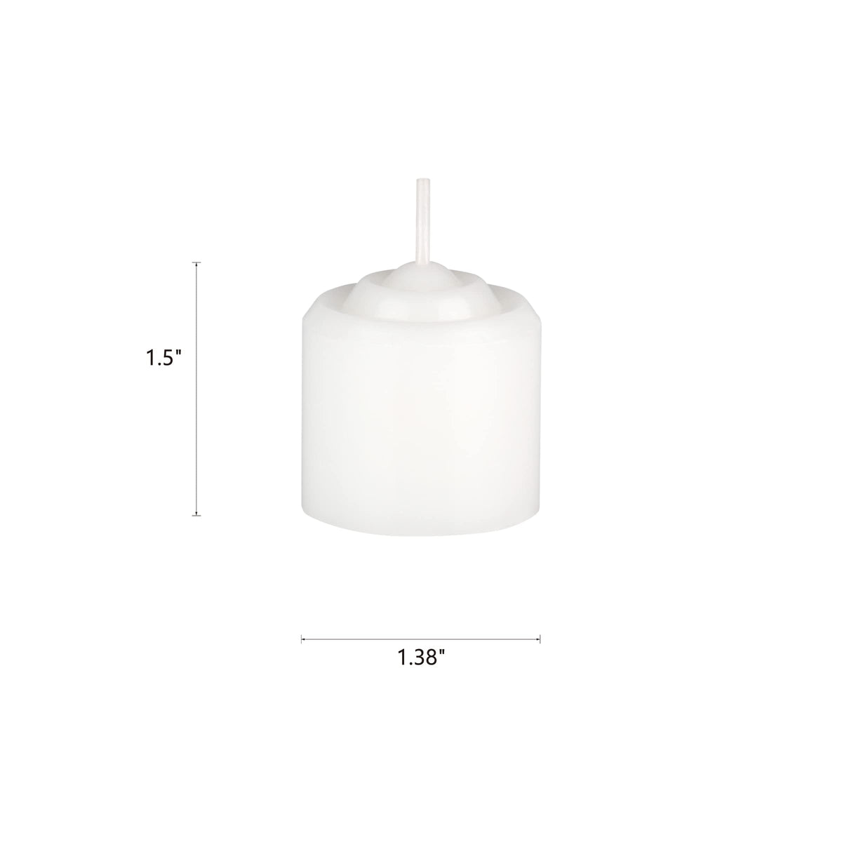 Mega Candles 12 pcs Unscented White Votive Candles, Hand Poured Wax Candle 10 Hours 1.38 Inch x 1.5 Inch, Home Décor, Wedding Receptions, Centerpieces, Occasions, Events, Festivities, Meditations