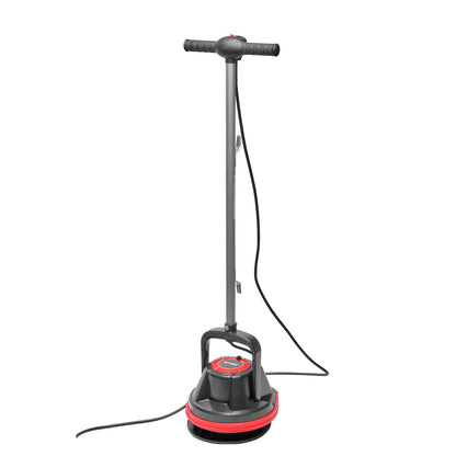 XtremepowerUS 10" Heavy Duty Single Pad Commercial Polisher Orbiter Hard Floor Polisher Cleaner Machine, Wide Cleaning Path Floor Cleaning, 39ft Cord