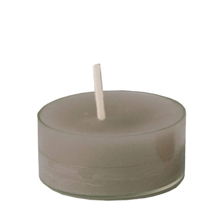 Spaas 12 Maxi Scented Tealights in Transparent Clear Cup, ± 10 Hours, Relax and Relieve