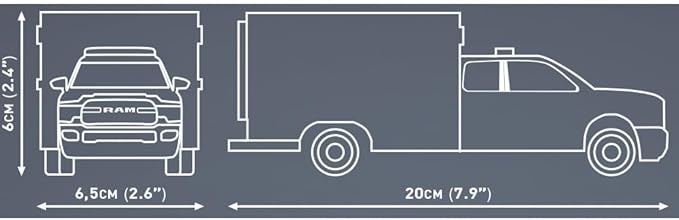COBI Dodge RAM 3500 Ambulance Building Set 295 Pieces