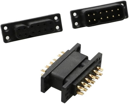 5Pairs Fixed Wing Aircraft Model JY6P JY12P 6 Pin/12 Pin Quick Release Male Female Plug Brushless Motor Servo RC UAV Connector(5pairs JY12P)