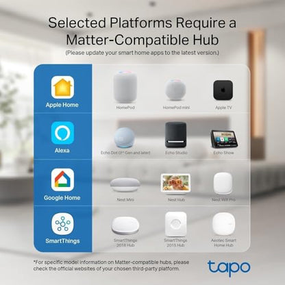 TP-Link Tapo Smart Light Bulbs, 1100 Lumens High Brightness (75W Equivalent), Matter-Certified, 16M Colors WiFi Light Bulb, Dimmable, Works w/Siri, Alexa & Google Home, A19 E26, Tapo L535E(2-Pack)