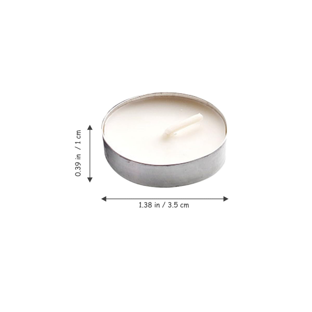OSOLADY 20Pcs Smokeless Tea Warming Candles for Residential and Commercial Use Unscented Compact Tealight Long Burning Reliable Candles for Office Shops and Weddings