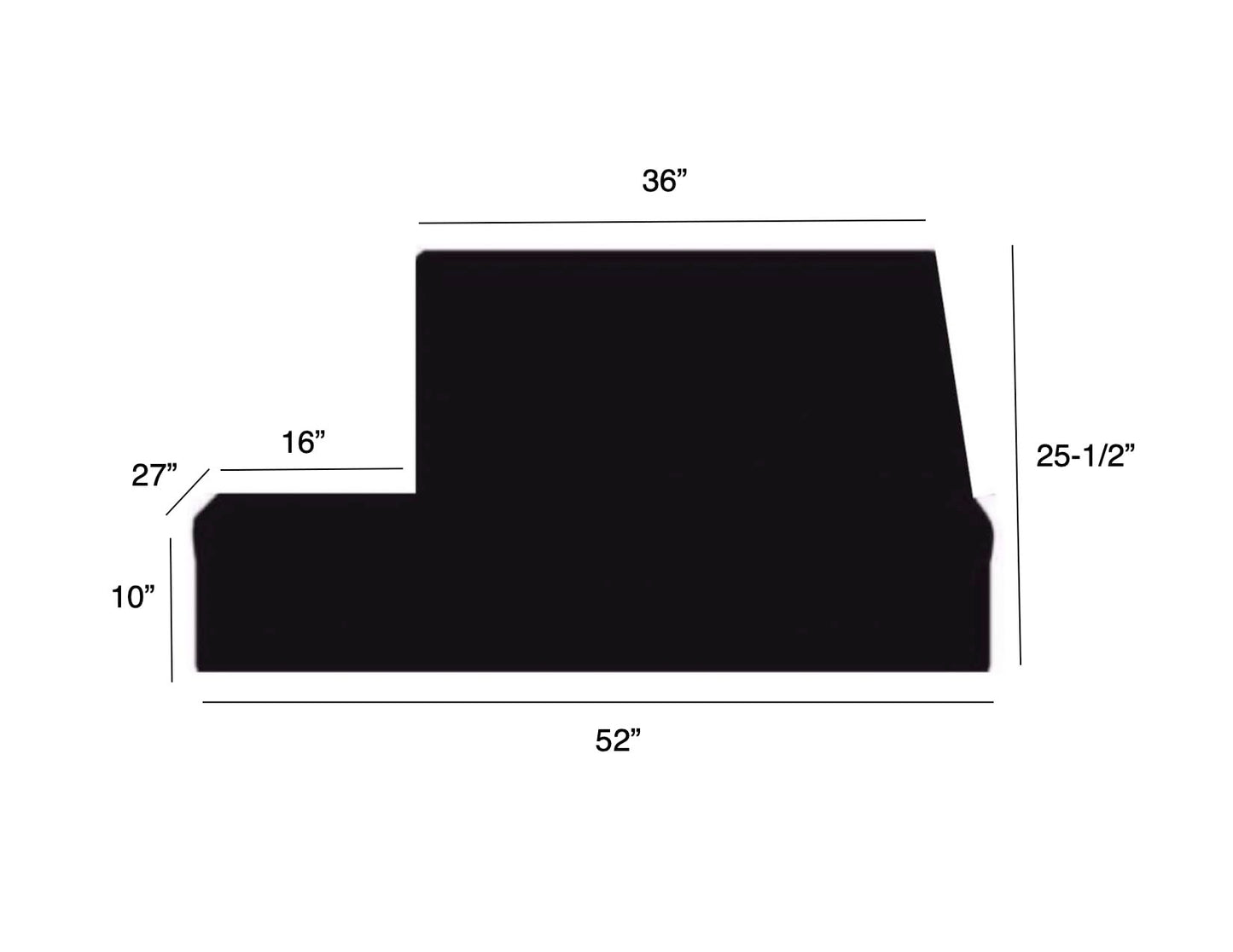 Windproof Covers 52” Heavy Duty Premium Quality BBQ Grill Cover to Dacor Grill with Side Burner Built-in
