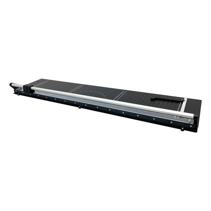 INTBUYING 48 Inch Commercial Manual Precision Rotary Paper Trimmer with an Angle Line Smart Rotary Paper Cutter for Cutting Photo Paper, Film, hot and Cold Laminating Paper, etc