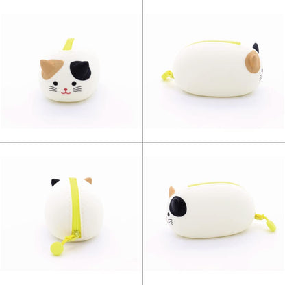 LIHIT LAB PuniLabo Mini Zipper Pouch, Horizontal, 2.2" x 2.7", Penguin (A7780-10), Small: 2.2" Ã— 2.7"