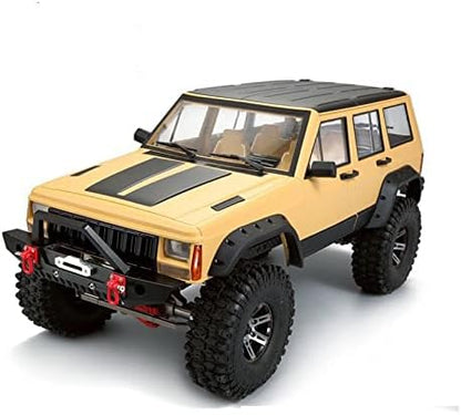 RC Car Hard Body Shell Kit313mm Wheelbase Cherokee Body Car Shell for 1/10 RC Crawler Axial SCX10 &amp SCX10 II 90046 90047 TRX4 Kit (White)