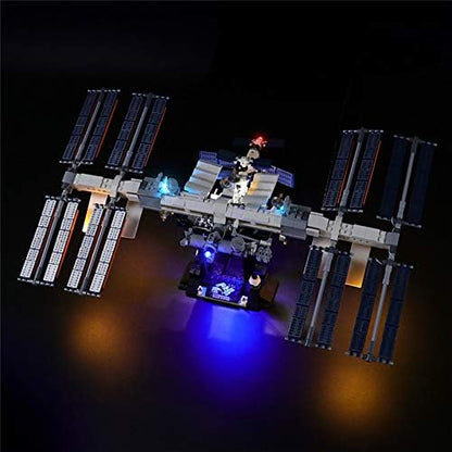 LED Light Kit for International Space Station - Compatible with Lego Ideas 21321 Building Blocks Model (Model Set Not Included)