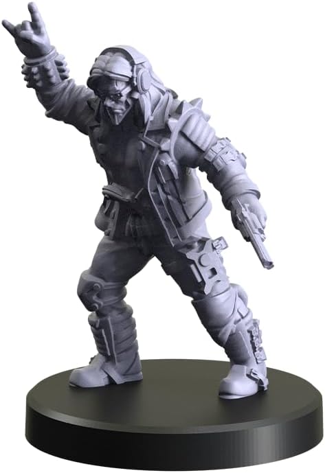Monster Fight Club Cyberpunk Red Combat Zone Miniatures: Piranhas Starter Gang