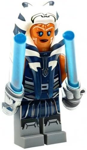 LEGO Star Wars: Ahsoka Tano with Dual Lightsabers (Dark Blue Jumpsuit)