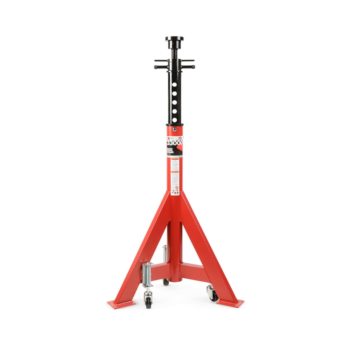 AFF 16.5 Ton Fixed High Truck Stand - Adjustable Height Vehicle Lift- Super Heavy Duty