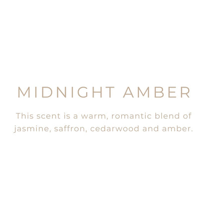 River Birch Candles Midnight Amber Scented Candle | Premium, All-Natural, Non-Toxic, Soy Wax | 8 oz. Silver Travel Tin | Cozy Relaxing Gifts for Home