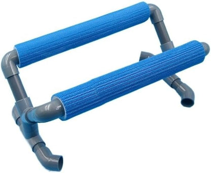 PVC Mini Boat Stand for RC Boats - Shockproof &amp Non-Slip Display Holder (25cm/36cm Red/Blue) Compatible with O-Boats &amp Shrimp Boats(Blue-36 * 17 * 14cm)