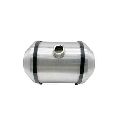 JSD 5 Gallons 10" x16" Aluminum Spun Round Gas Tank Center Fill 1/2" NPT Outlet for Trike Tractor Boat Jet ski