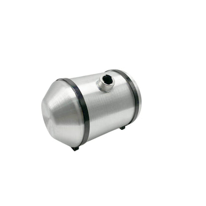 JSD 5 Gallons 10" x16" Aluminum Spun Round Gas Tank Center Fill 1/2" NPT Outlet for Trike Tractor Boat Jet ski