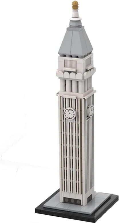New York Metropolitan Life Insurance Building Blocks Set 1:800 Scale NYC Landmark Architecture Collectible Model Kit for Adults &amp Teens (377 Pieces)