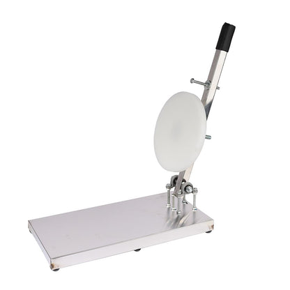 PreAsion 9.5Inch Pizza Dough Press Machine Stainless Steel Household Pizza Press with Plate Portable Commercial Dough Chapati Sheet Pizza Kitchen Dough Maker Tool